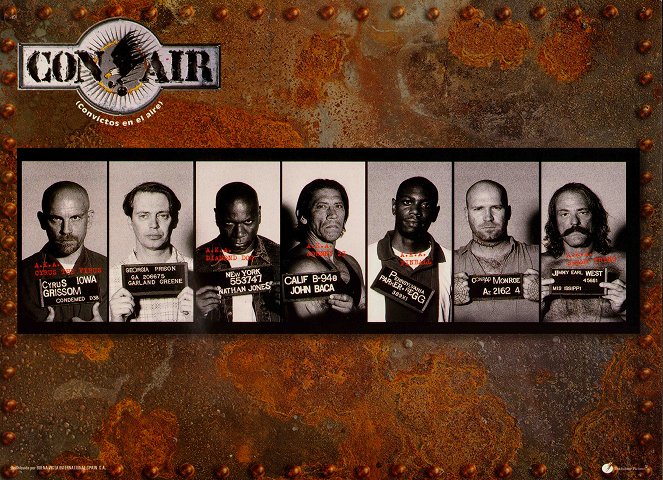 Con Air (Convictos en el aire) - Fotocromos - John Malkovich, Steve Buscemi, Ving Rhames, Danny Trejo, Dave Chappelle, Brendan Kelly, M.C. Gainey