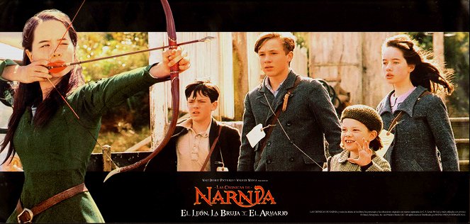 De Kronieken van Narnia: De leeuw, de heks en de kleerkast - Lobbykaarten - Skandar Keynes, William Moseley, Georgie Henley, Anna Popplewell
