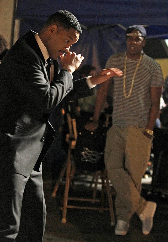 Muži v černém 3 - Z natáčení - Will Smith, Jay-Z