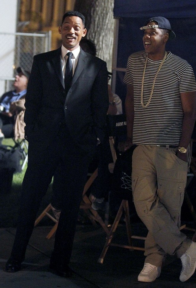 Men in Black - Sötét zsaruk 3. - Forgatási fotók - Will Smith, Jay-Z