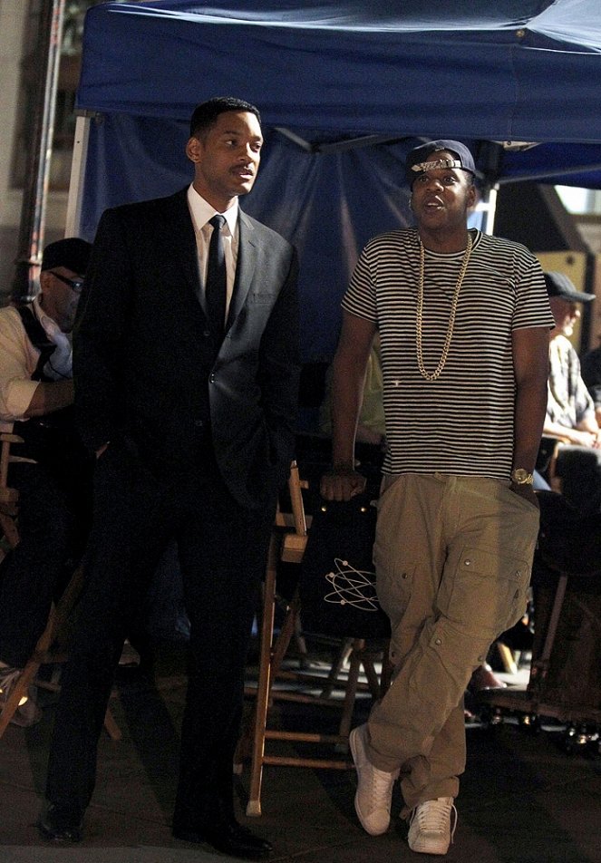 Men in Black 3 - Tournage - Will Smith, Jay-Z