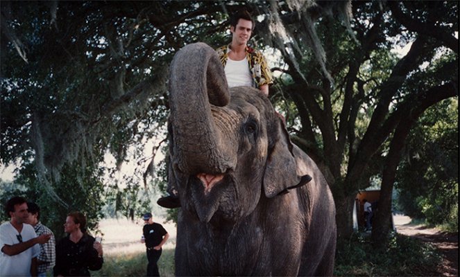 Ace Ventura - luonto kutsuu - Kuvat kuvauksista - Jim Carrey