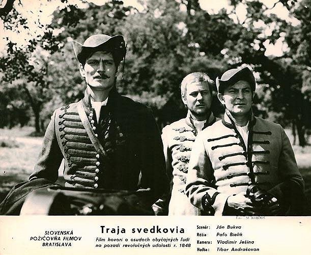 Traja svedkovia - Fotocromos - Jozef Adamovič, Leopold Haverl, Slávo Záhradník
