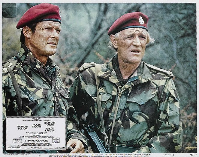 The Wild Geese - Lobby Cards - Roger Moore, Richard Harris