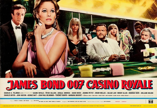 Casino Royale - Lobbykaarten - Peter Sellers, Ursula Andress, Orson Welles