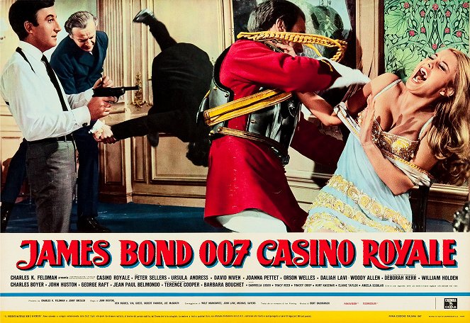 Casino Royale - Lobbykaarten - Peter Sellers, Barbara Bouchet