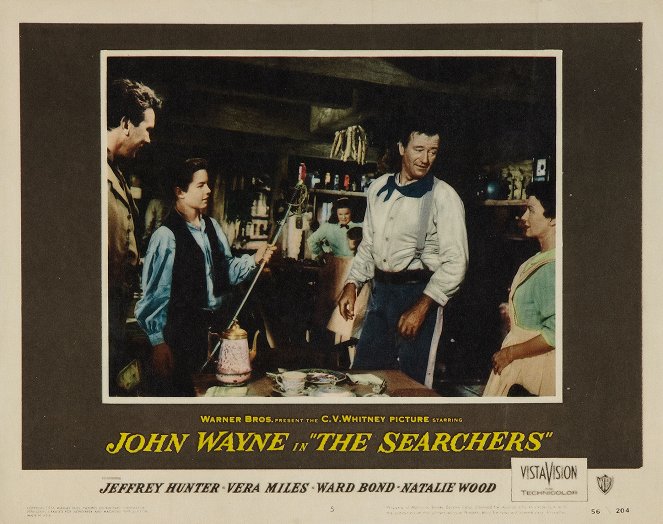 La Prisonnière du désert - Cartes de lobby - John Wayne, Dorothy Jordan