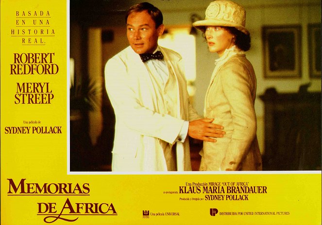 Souvenirs d'Afrique - Cartes de lobby - Klaus Maria Brandauer, Meryl Streep