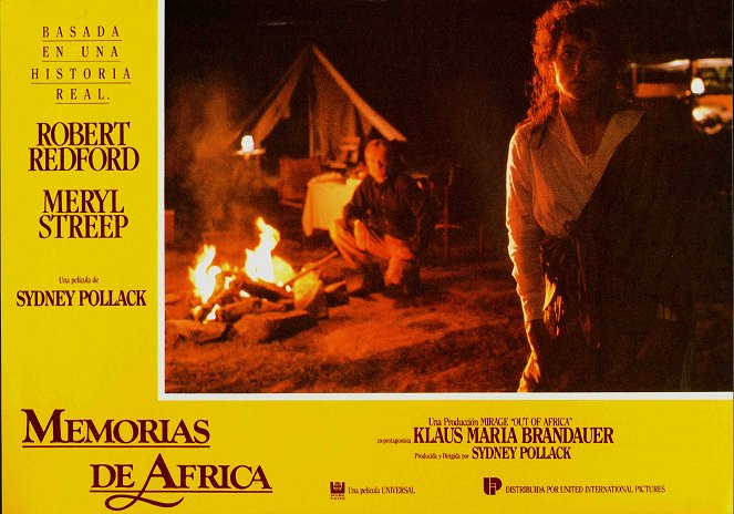 Souvenirs d'Afrique - Cartes de lobby - Meryl Streep