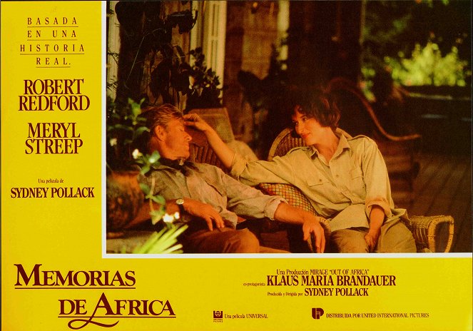 Pożegnanie z Afryką - Lobby karty - Robert Redford, Meryl Streep