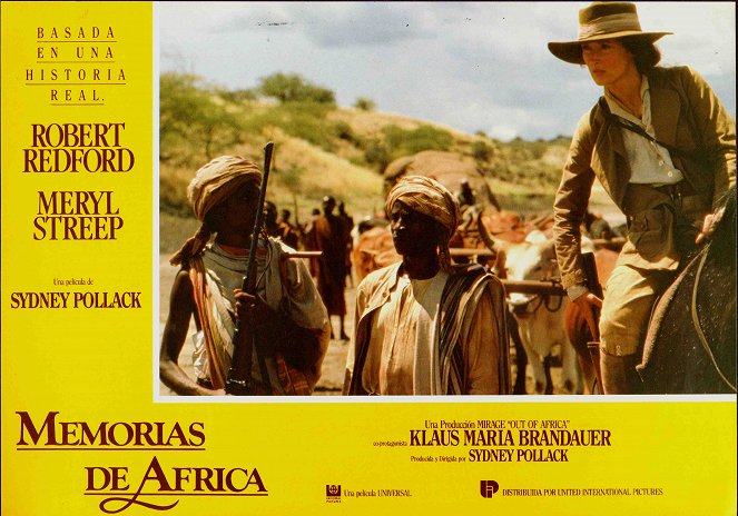 Jenseits von Afrika - Lobbykarten - Malick Bowens, Meryl Streep