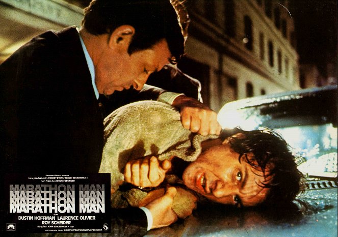 Der Marathon Mann - Lobbykarten - Richard Bright, Dustin Hoffman