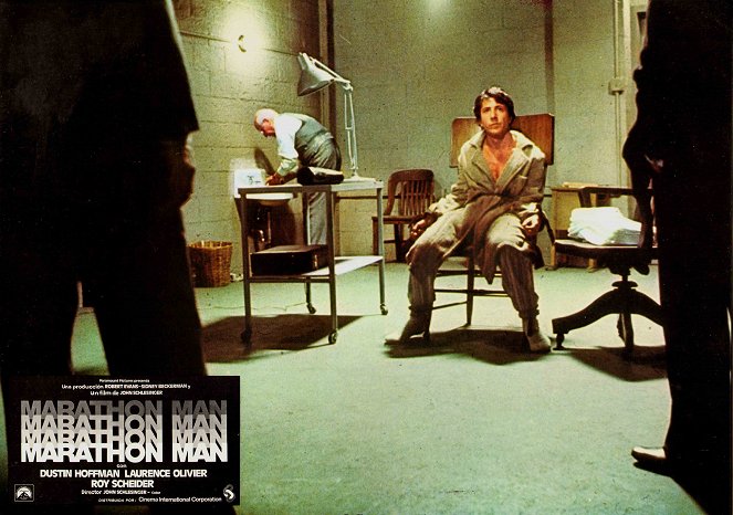 Marathon Man - Fotocromos - Laurence Olivier, Dustin Hoffman