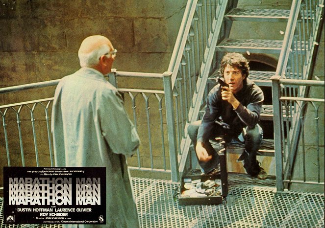 Marathon Man - Fotocromos - Laurence Olivier, Dustin Hoffman
