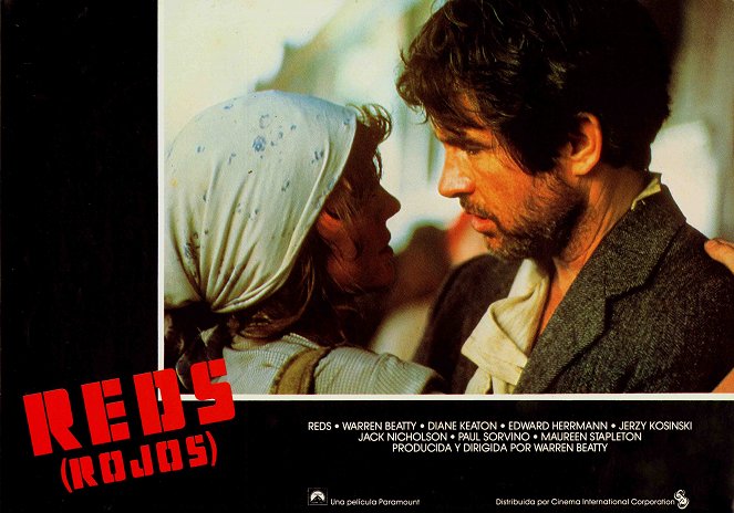 Reds - Lobbykaarten - Diane Keaton, Warren Beatty
