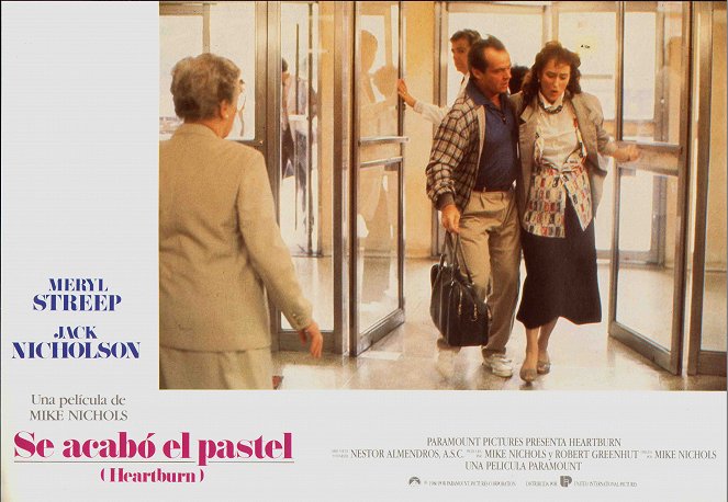 La Brûlure - Cartes de lobby - Jack Nicholson, Meryl Streep