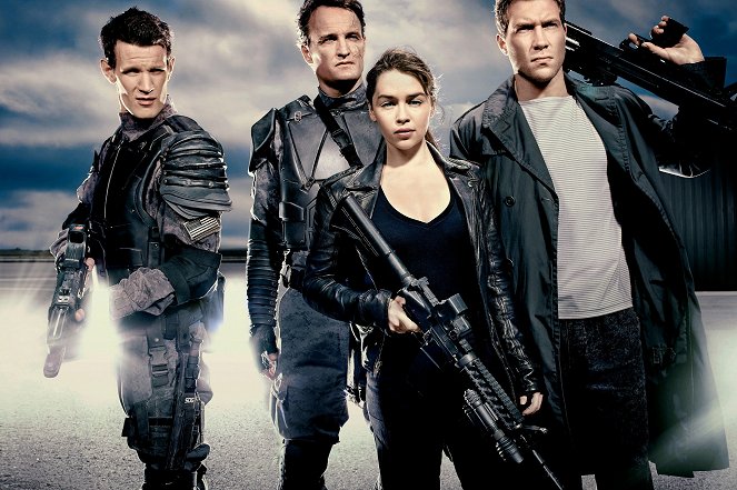 Terminator Genisys - Promokuvat - Matt Smith, Jason Clarke, Emilia Clarke, Jai Courtney