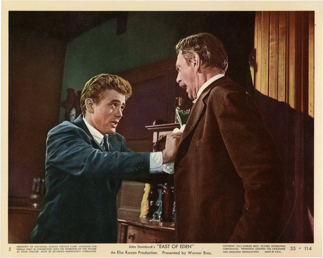 Jenseits von Eden - Lobbykarten - James Dean, Raymond Massey