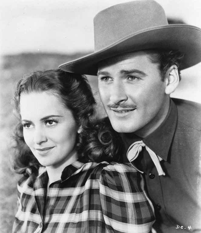 Der Herr des wilden Westens - Filmfotos - Olivia de Havilland, Errol Flynn