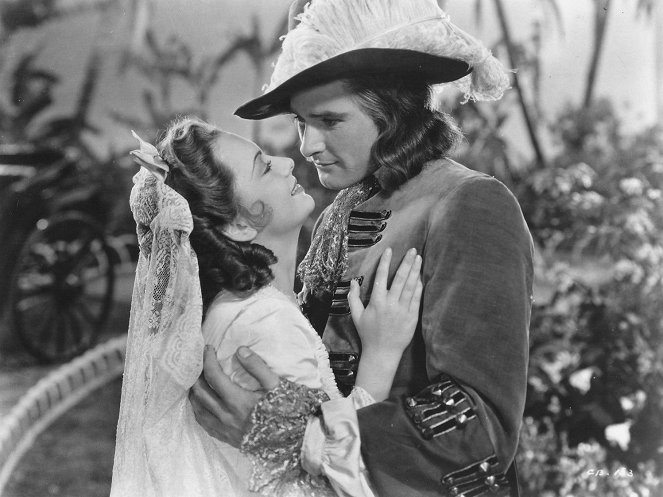Unter Piratenflagge - Filmfotos - Olivia de Havilland, Errol Flynn