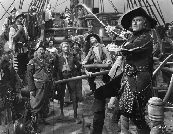 Unter Piratenflagge - Filmfotos - Guy Kibbee, Henry Stephenson, Frank McGlynn Sr., Errol Flynn