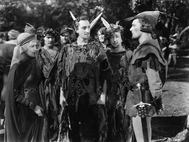 As Aventuras de Robin dos Bosques - Do filme - Olivia de Havilland, Basil Rathbone, Melville Cooper, Errol Flynn