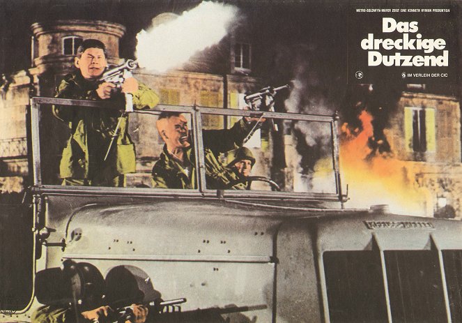 Das dreckige Dutzend - Lobbykarten - Charles Bronson, Lee Marvin