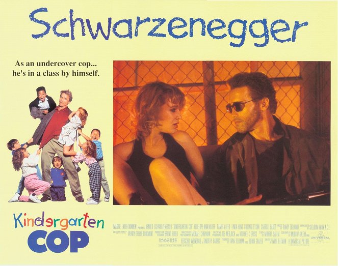 Kindergarten Cop - Lobbykarten - Alix Koromzay, Arnold Schwarzenegger