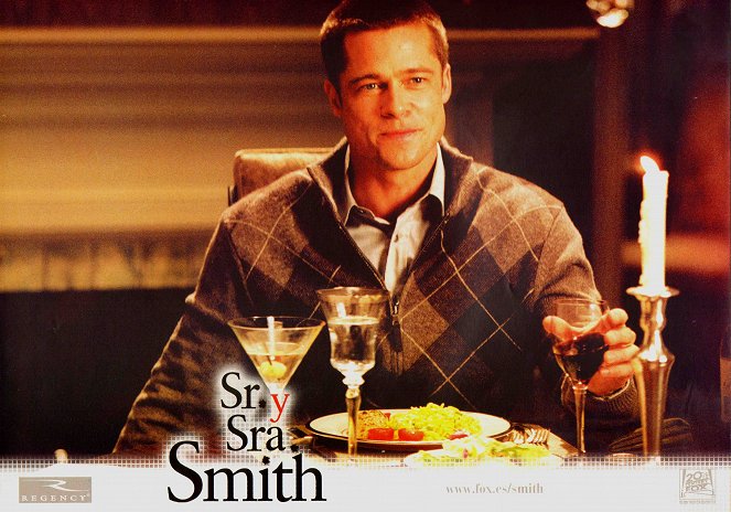 Mr. and Mrs. Smith - Lobbykarten - Brad Pitt