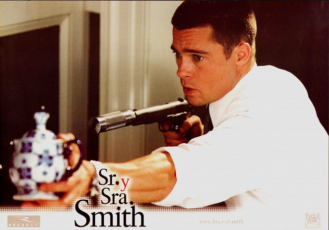 Mr. e Mrs. Smith - Cartões lobby - Brad Pitt