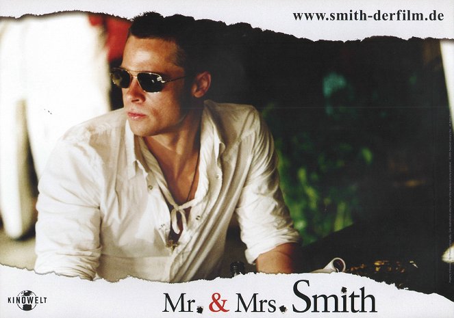 Mr. & Mrs. Smith - Lobbykaarten - Brad Pitt