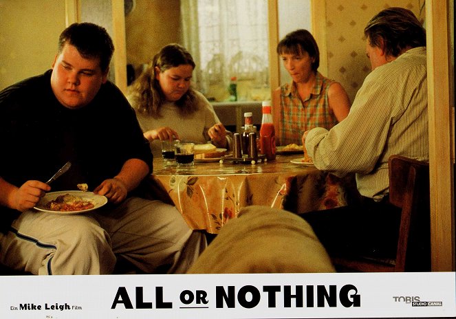 All or Nothing - Lobby Cards - James Corden, Alison Garland, Lesley Manville, Timothy Spall