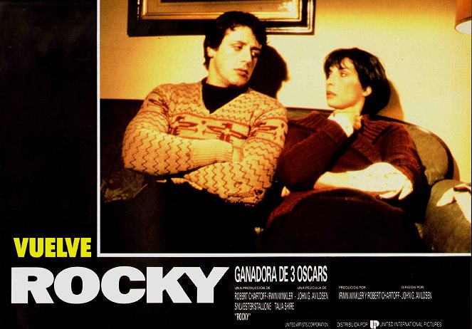 Rocky - Cartes de lobby - Sylvester Stallone, Talia Shire