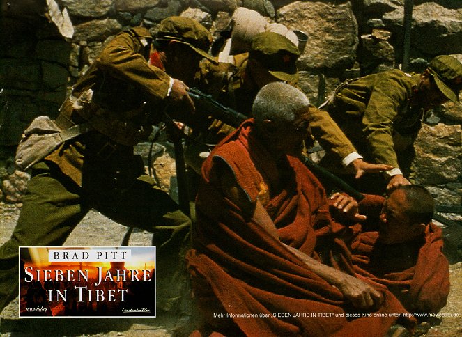 Sept ans au Tibet - Cartes de lobby