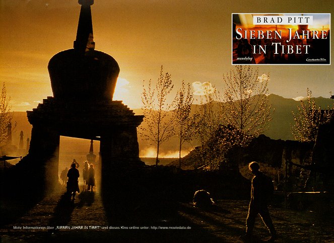 Sept ans au Tibet - Cartes de lobby