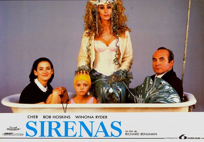 Les Deux Sirènes - Cartes de lobby - Winona Ryder, Christina Ricci, Cher, Bob Hoskins