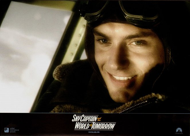 Sky Captain and the World of Tomorrow - Lobbykarten - Jude Law