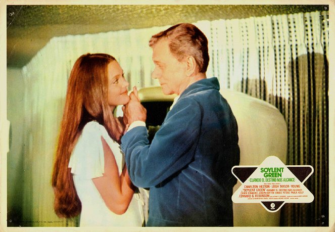 Het geheim van de Soylent Green - Lobbykaarten - Leigh Taylor-Young, Joseph Cotten