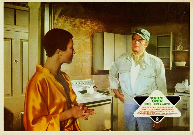 Soylent Green - Lobby Cards - Paula Kelly, Charlton Heston