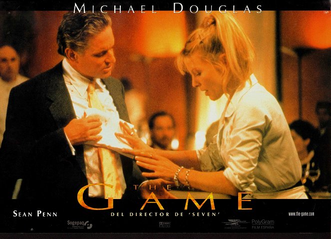 The Game - Cartes de lobby - Michael Douglas, Deborah Kara Unger