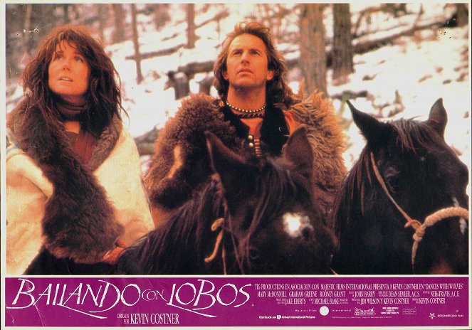 Danças com Lobos - Cartões lobby - Mary McDonnell, Kevin Costner