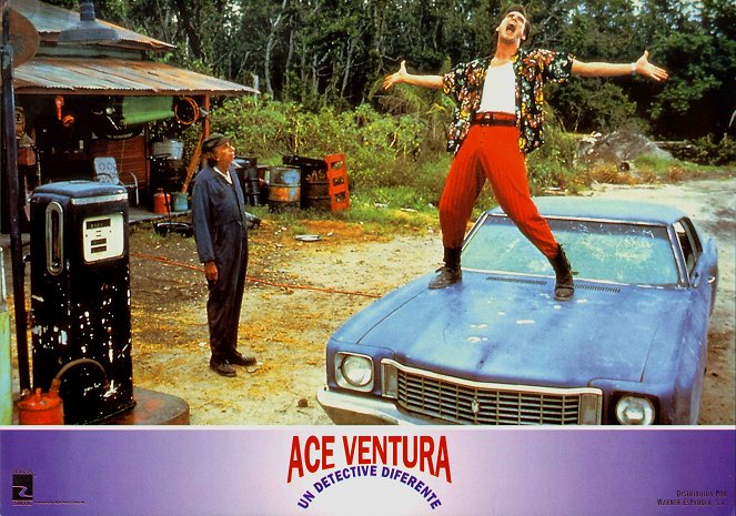 Ace Ventura: Pet Detective - Lobbykaarten - Jim Carrey
