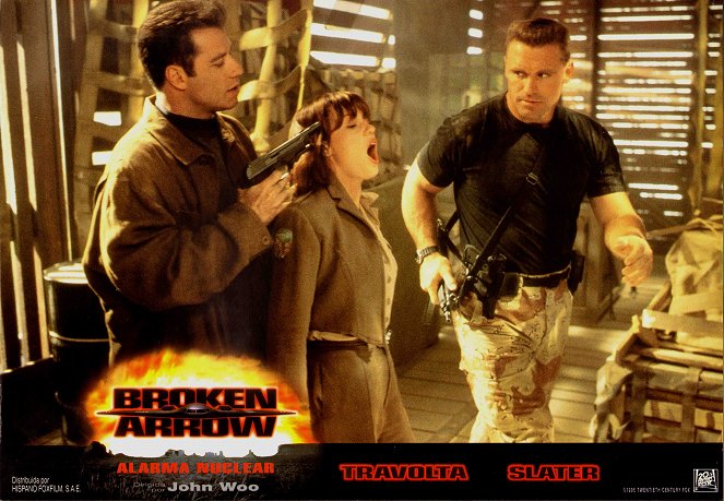 Broken Arrow - Lobbykaarten - John Travolta, Samantha Mathis, Howie Long