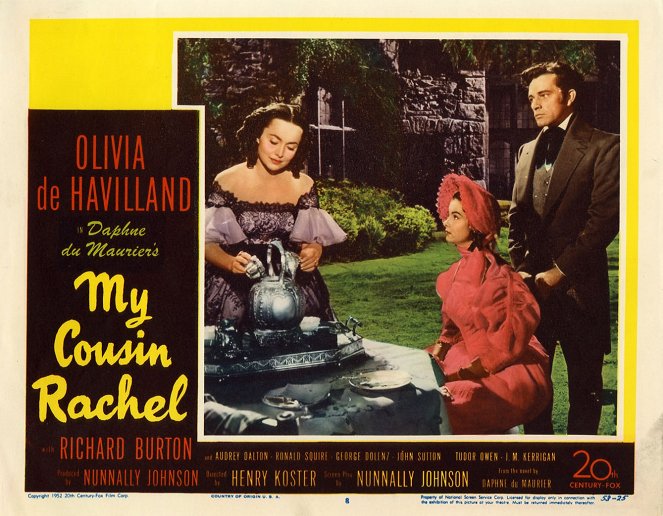 My Cousin Rachel - Lobby Cards - Olivia de Havilland, Audrey Dalton, Richard Burton