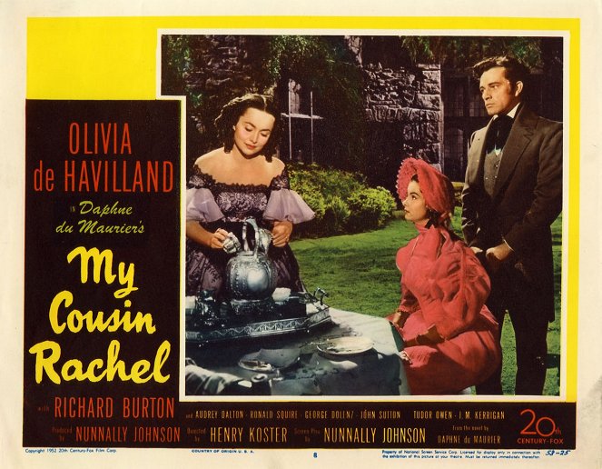 My Cousin Rachel - Cartões lobby - Olivia de Havilland, Audrey Dalton, Richard Burton