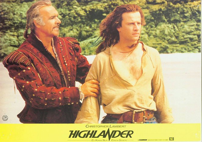 Highlander - Es kann nur einen geben - Lobbykarten - Sean Connery, Christopher Lambert