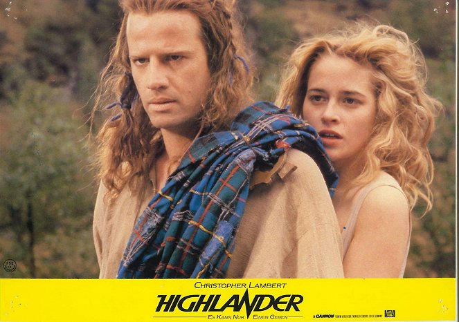 Highlander - Lobby Cards - Christopher Lambert, Beatie Edney