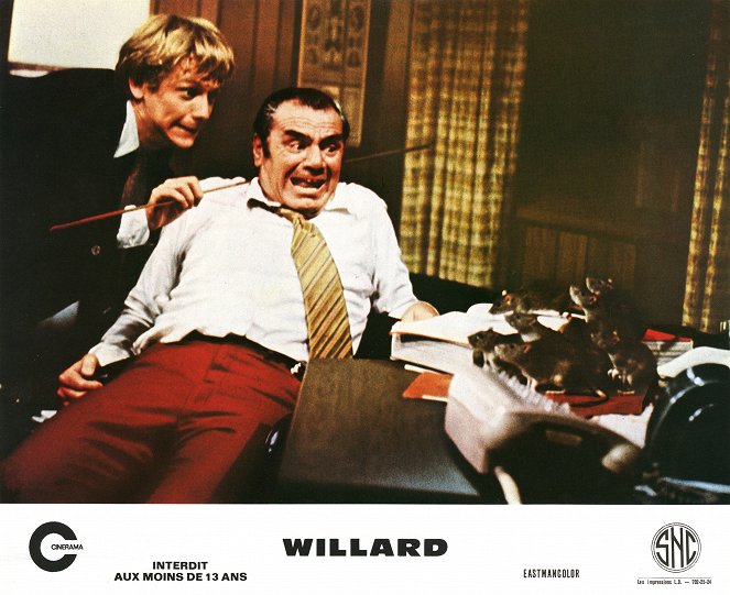 Willard - Cartes de lobby - Bruce Davison, Ernest Borgnine
