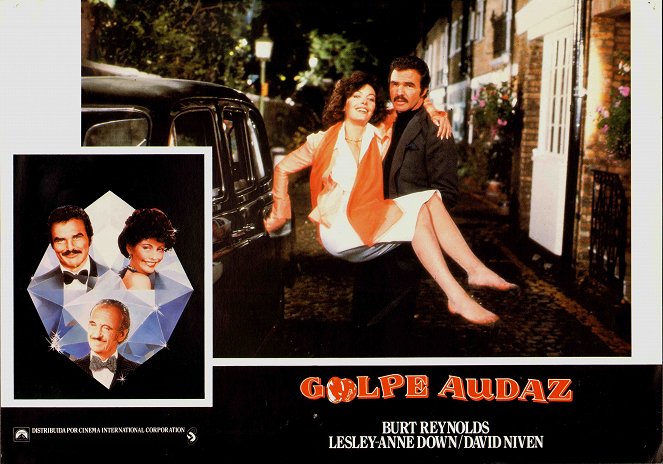 Gruby szlif - Lobby karty - Lesley-Anne Down, Burt Reynolds