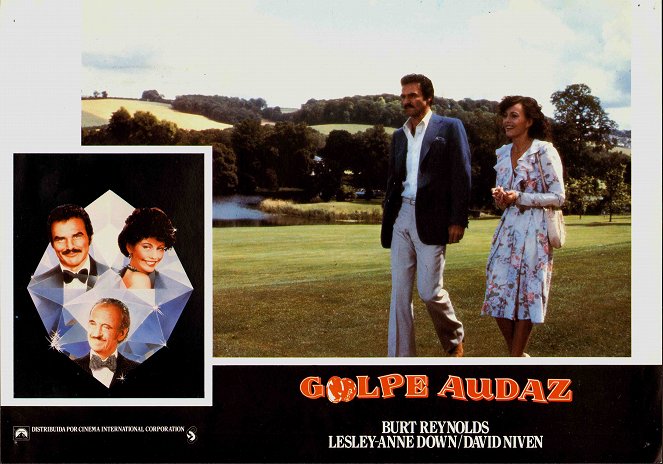 Gruby szlif - Lobby karty - Burt Reynolds, Lesley-Anne Down